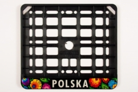 Nakładka motocyklowa - Polska czarna FOLKSTAR
