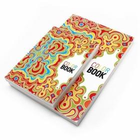 Notatnik ozdobny A6/115K, gładki, mozaika - Color book