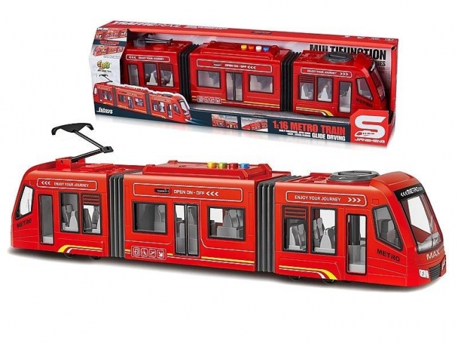 Tramwaj światło, dźwięk, otwierane drzwi 1:16