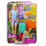 Barbie Malibu na kempingu, lalka + akcesoria (HDF73)