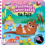 Poszukaj zwierzątek na łące. Książka z latarką - Bogusław Michalec