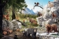 Puzzle 40: Schleich Zwierzęta lasu + 2 figurki