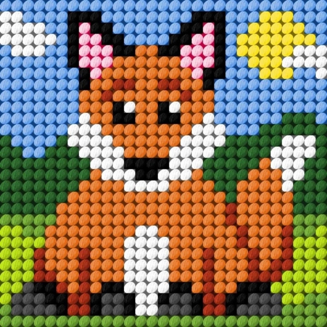 Haft. Moje pierwsze wyszywanie - Lisek