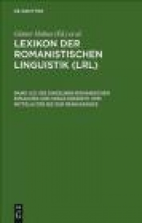 Lexikon Der Romanistischen Linguistik LRL v II/2