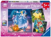 Ravensburger, Puzzle 3w1: Disney Princess (093397)