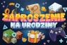 Zaproszenie Urodziny (10szt)