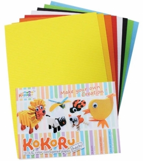 Tektura falista A4 8 arkuszy mix