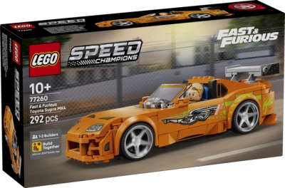 <img src='https://webimage.pl/pics/397/8/d5702018068397.jpg' style='height:440px' /> LEGO Speed Champions Szybcy i wściekli Toyota Supra MK4 77260