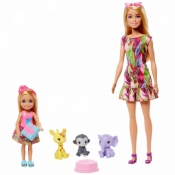 Lalka Barbie i Chelsea Zestaw historyjka GTM82 (GTM82)