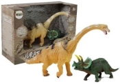 Dinozaury 2szt Brachiosaurus, Triceratops