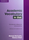 Academic Vocabulary in Use with Answers McCarthy Michael, O'Dell Felicity