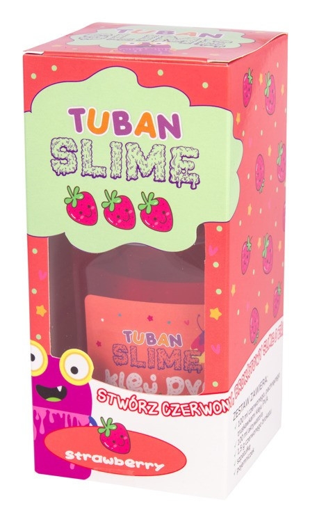 Tuban Slime, Zestaw super slime - Truskawka (TU3139)