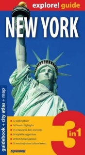 New York - guidebook + city atlas+ map 3 in 1