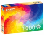 Puzzle 1000 Poligonalny kolorowy gradient