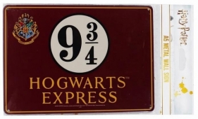 Harry Potter Tabliczka metalowa Peron 9 i 3/4