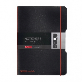 Notatnik my.book Flex A5/40k kratka - czarny (11361557)