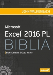 Excel 2016 PL Biblia (Uszkodzona okładka)