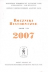 Roczniki historyczne  Rocznik LXXIII 2007