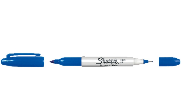 Marker dwustronny Sharpie Twin Tip - Niebieski (SHP-0811120)