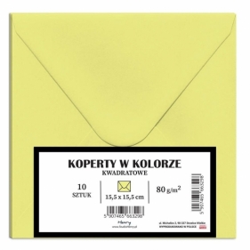 Koperty A5 blady żółty 10szt