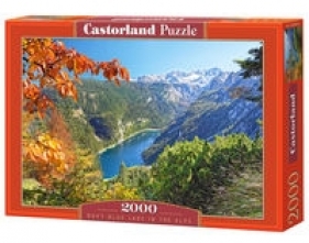 Puzzle Navy blue lake in the Alps 2000 (200399)