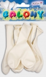 Balony serca białe 5szt