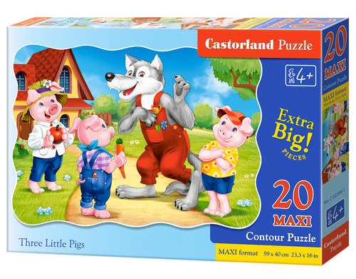 Puzzle 20 Maxi Three Little Pigs