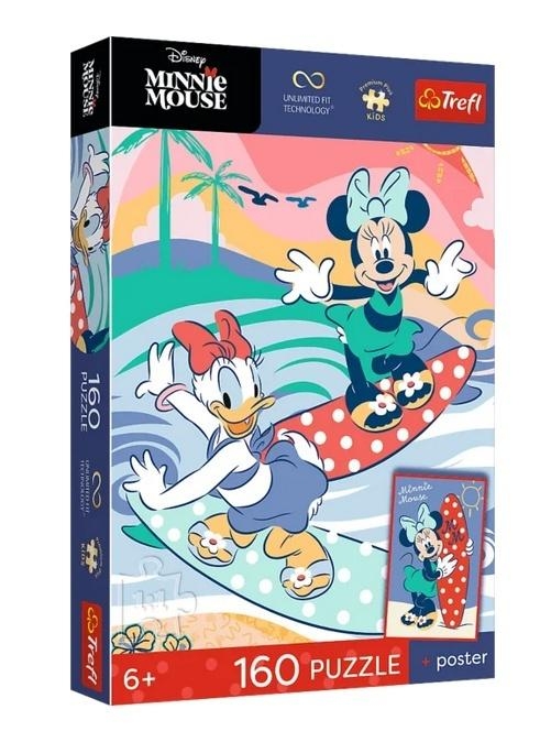 <img src='https://webimage.pl/pics/399/4/d5900511154399.jpg' style='height:440px' /> Puzzle 160 Disney Minnie Mouse + plakat TREFL