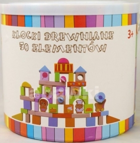 Klocki drewniane 50 elementów Playme (1564399)