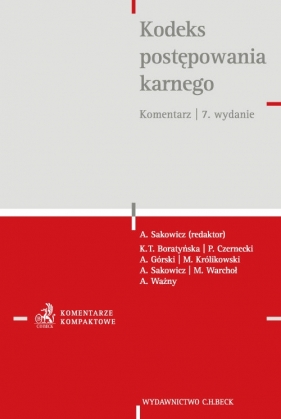 Kodeks postępowania karnego Komentarz