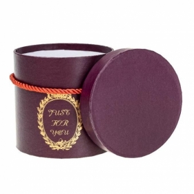 Pudełko Flower Box purpurowy ROZETTE