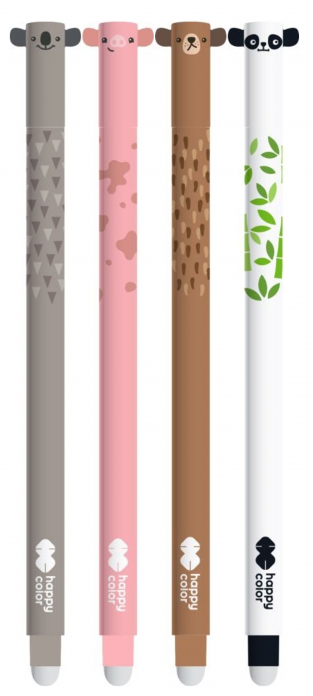 Długopis wymazywalny Happy Color Uszaki 0,5mm, 1 szt. (HA AKPB4471-3)