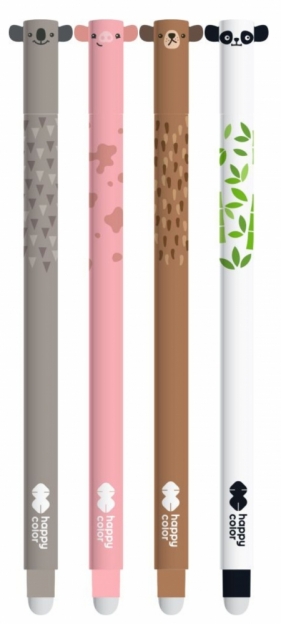 Długopis wymazywalny Happy Color Uszaki 0,5mm, 1 szt. (HA AKPB4471-3)