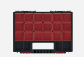 KISTENBERG ORGANIZER NARZĘDZIOWY NORB 344 x 249 x 50 CZERWONY