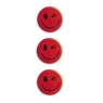 Magnesy do tablic czerwone 50mm/3szt. - uśmiech (GM304-SC3)