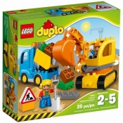 Lego Duplo: Ciężarówka i koparka gąsienicowa (10812)