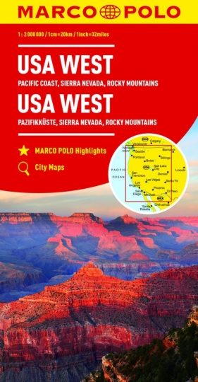 USA zachód Sierra Nevadawybrzeże Pacyfiku Góry Skaliste