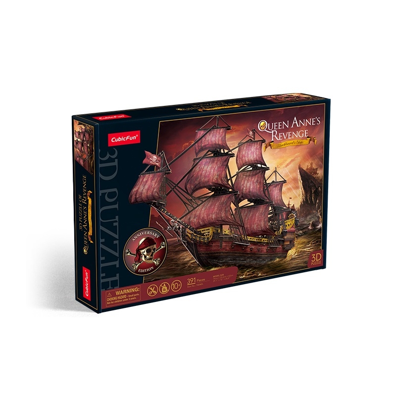 Puzzle 3D Zemsta Królowej Anny - Wersja Jubileuszowa (306-T4040H)