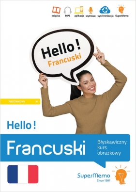 Hello! Francuski - Błyskawiczny kurs obrazkowy (poziom podstawowy A1) - Natalia Wajda