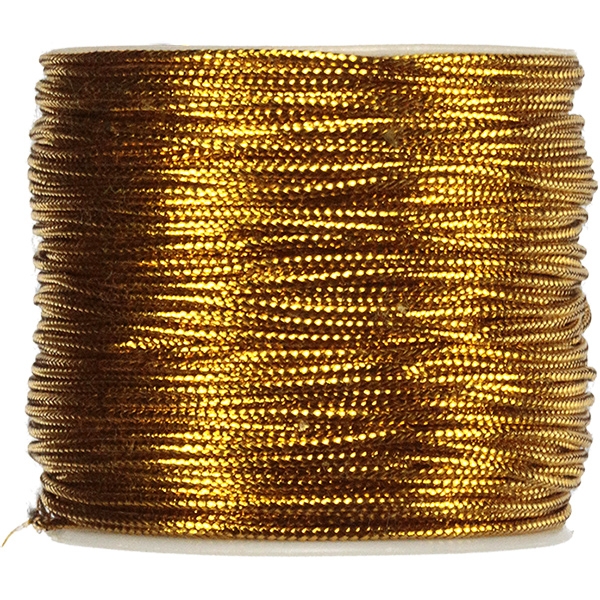 Sznurek dekoracyjny metalizowany - złoty (440761)