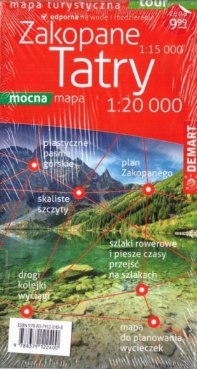 Mapa - Zakopane, przewodnik - Tatry - Opracowanie zbiorowe