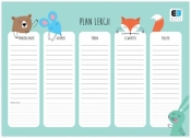 Plan lekcji A4 B&B Kids Pastel (10szt)
