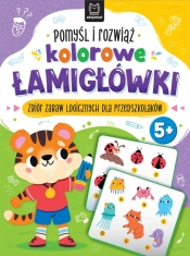 Pomyśl i rozwiąż kolorowe łamigłówki. Zbiór zabaw logicznych dla przedszkolaków. Od 5 lat - Beata Karlik