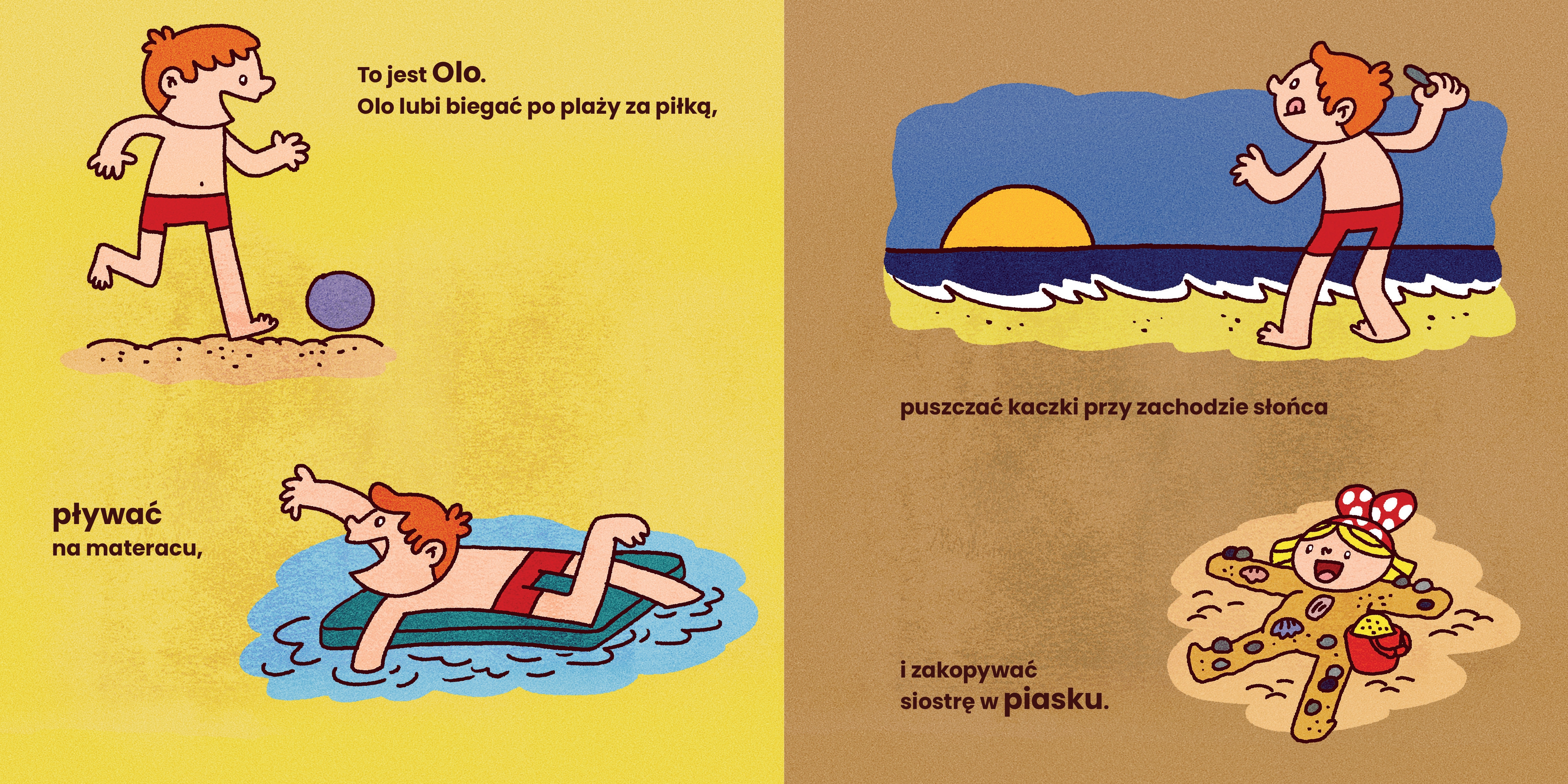 Olo i Awa. Logopedyczna zabawa. Kamyki
