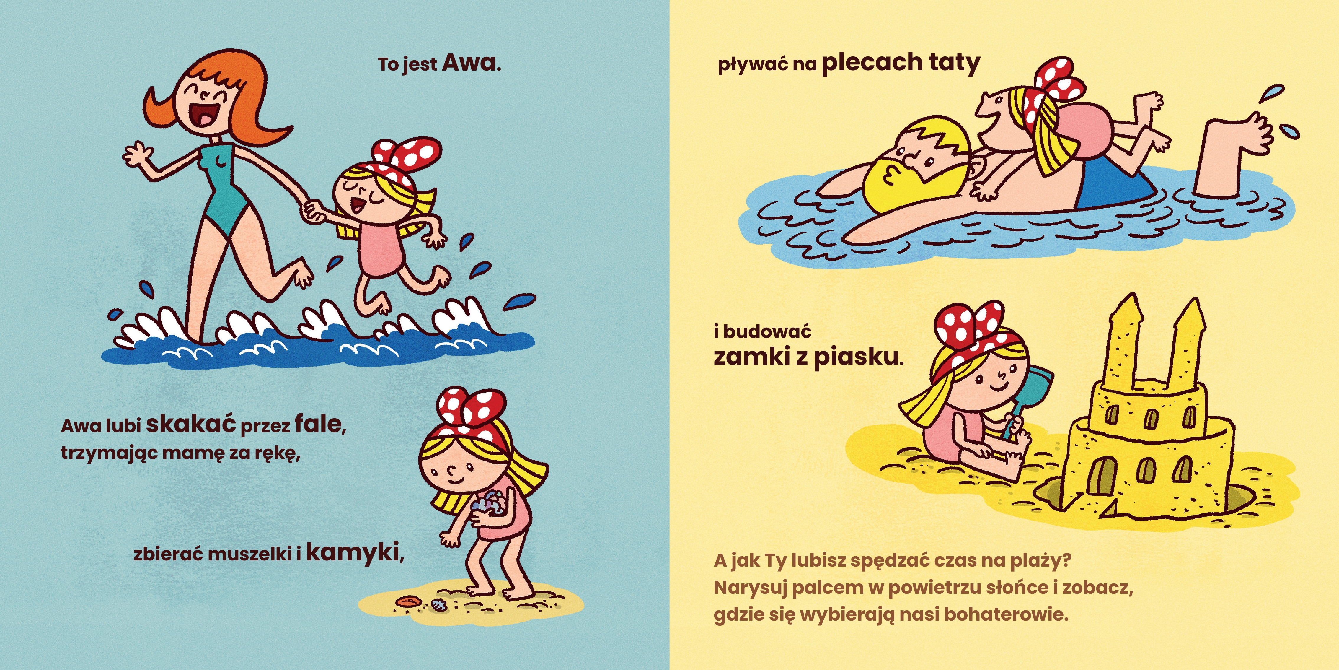 Olo i Awa. Logopedyczna zabawa. Kamyki