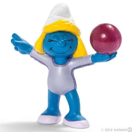 SCHLEICH Smurf Gimnastyc zka     new 2012