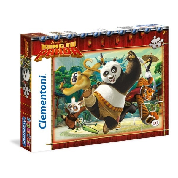 CLEMENTONI 2x20 EL. Kung Fu Panda