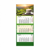 Kalendarz 2026 trójdzielny Kawa