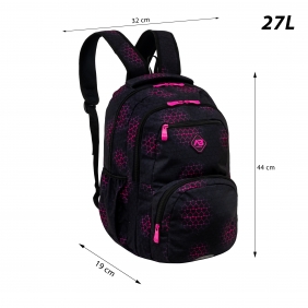 Astrabag, Plecak - Pink Hearts, AB200