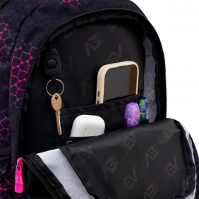 Astrabag, Plecak - Pink Hearts, AB200